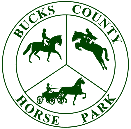 Bucks County Horse Park logo - images for jumping, dressage, driving
